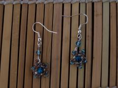 Earrings "Stars" blue
